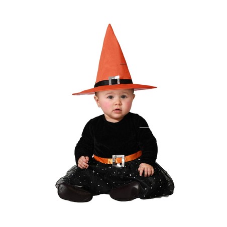 Disfraces Niños: Disfraz Bruja Bebé Naranja - Compra online en MegaJuguetes