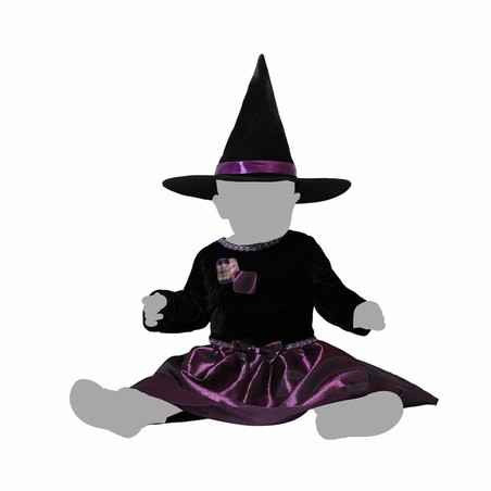 Disfraces Niños Bruja Bebé Morado BigBuy Carnival