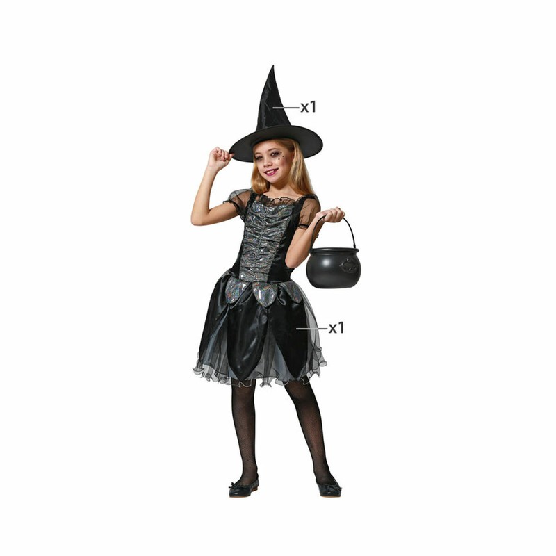 Disfraz Niños Bruja Negra Halloween | BigBuy Carnival