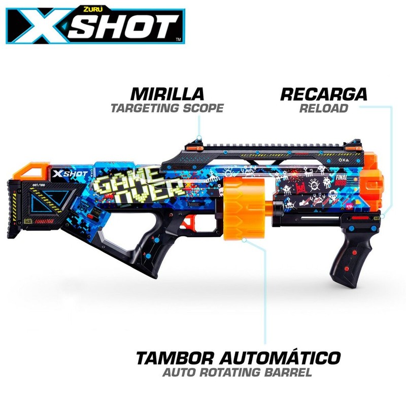 Juguetes Exterior Niños: Pistola Zuru X-Shot Last Stand