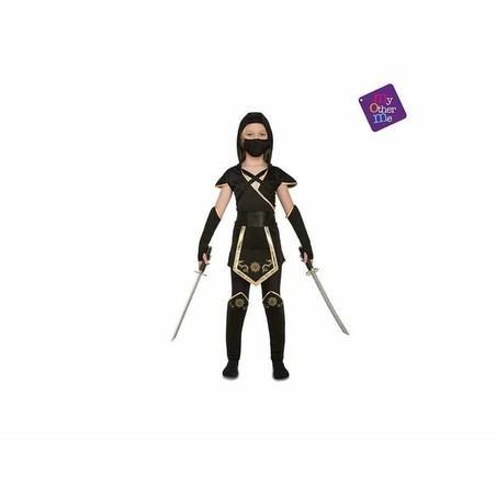 Disfraces Niños My Other Me - Traje Ninja Negro 5 Piezas