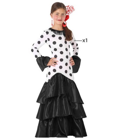 Disfraces Niños: Disfraz Flamenca Negro España BigBuy Carnival - Compra online en MegaJuguetes