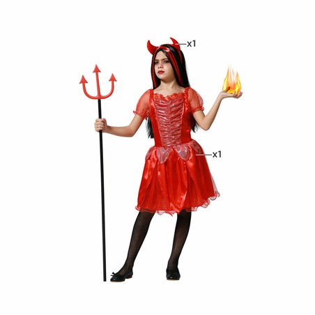 Disfraz para Niños Rojo Demonia Demonio - Compra online en MegaJuguetes