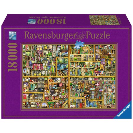 Puzzle Infantil Ravensburger Magic Library 18000 Piezas - Compra online en MegaJuguetes