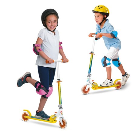 Juguetes Exterior Niños: Patinete Plegable Mondo Arcoíris 2 Ruedas