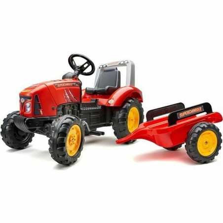 Juguetes Exterior Niños: Tractor a Pedales Falk Supercharger Rojo - Compra online en MegaJuguetes