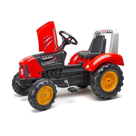 Juguetes Exterior Niños: Tractor a Pedales Falk Supercharger Rojo