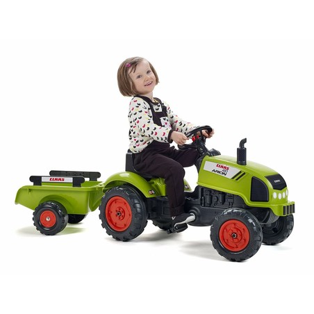 Juguetes Exterior Niños: Tractor a Pedales Falk Claas 410 Arion Verde