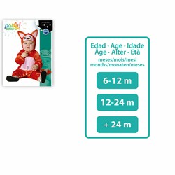 Disfraces Niños: Disfraz Bebé Oso Panda Rojo BigBuy Carnival - Compra online en MegaJuguetes 2