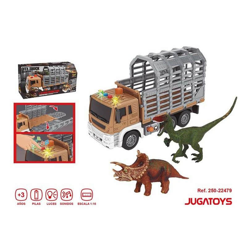 Coches Juguete Niños: Camión Dinosaurios 1:16