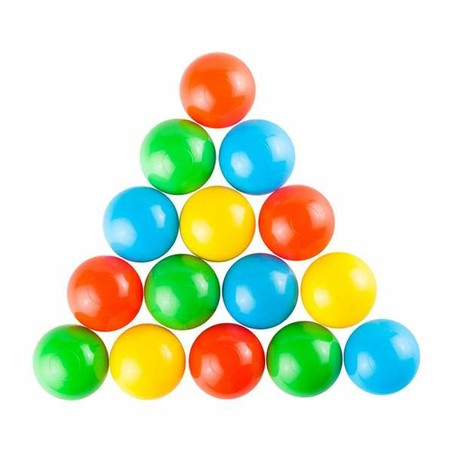 Juguetes Exterior Niños: Piscina de Bolas Moltó con Canasta y 25 Bolas