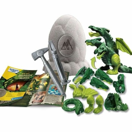 Figuras Acción Niños: Dragón Baby Born Legendary Egg Tricéfalo Verde