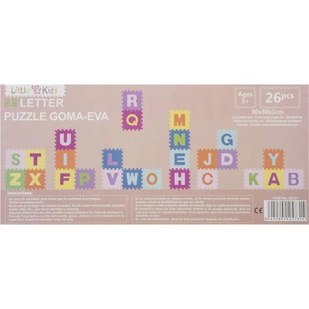 Puzzle Infantil Abecedario BigBuy Fun - Alfombra de Suelo 26 Piezas