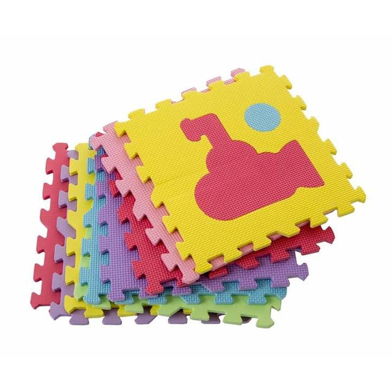 Puzzle Infantil BigBuy Fun - Alfombra de Suelo Transportes 9 Piezas