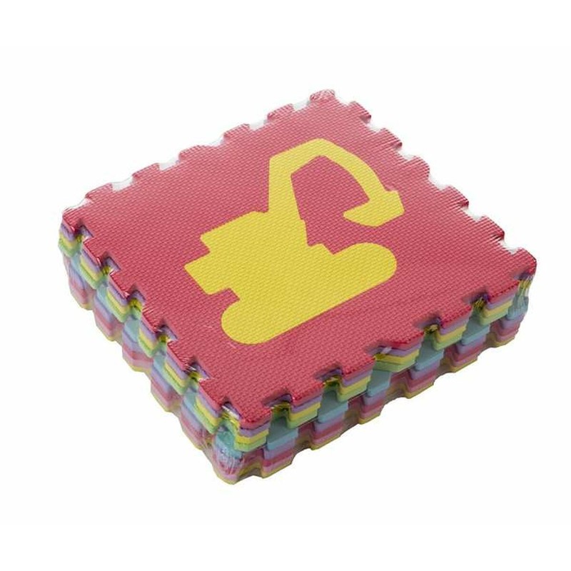 Puzzle Infantil BigBuy Fun - Alfombra de Suelo Transportes 9 Piezas