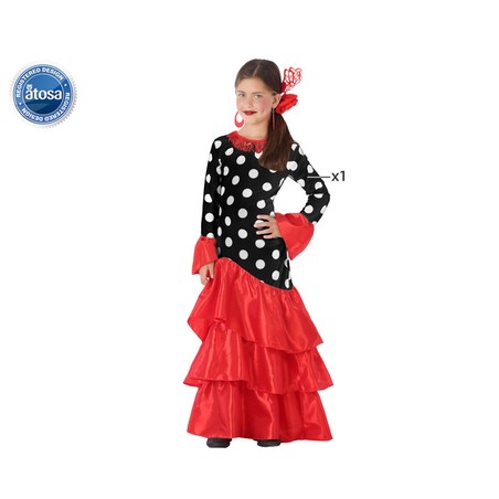 Disfraz niños: España Negro Rojo - Fiesta y Carnaval