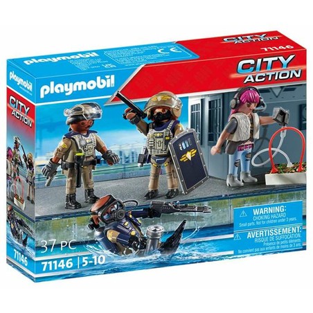 Figuras Acción Niños Playmobil City Action 37 Piezas - Compra online en MegaJuguetes