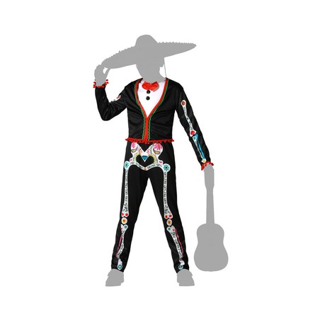 Disfraces Niños: Disfraz Esqueleto Mejicana Halloween