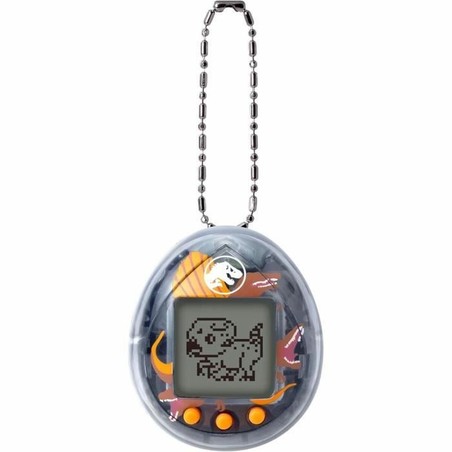 Coleccionable Jurassic World: Tamagotchi en primer plano con botones