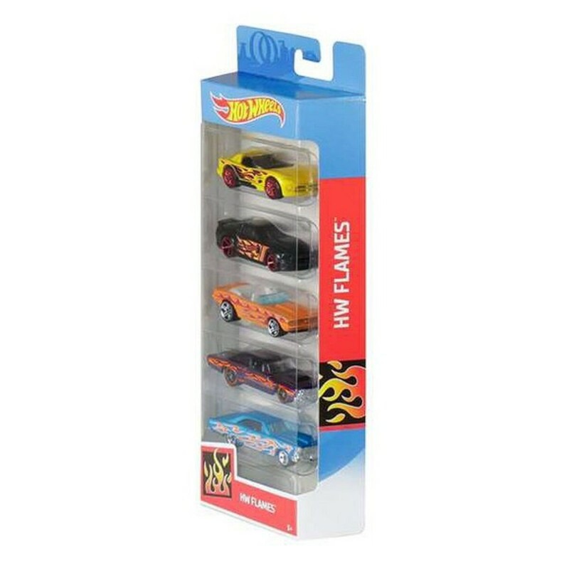 Coches Juguete Niños Hot Wheels 1806 - Set 5 Multicolor