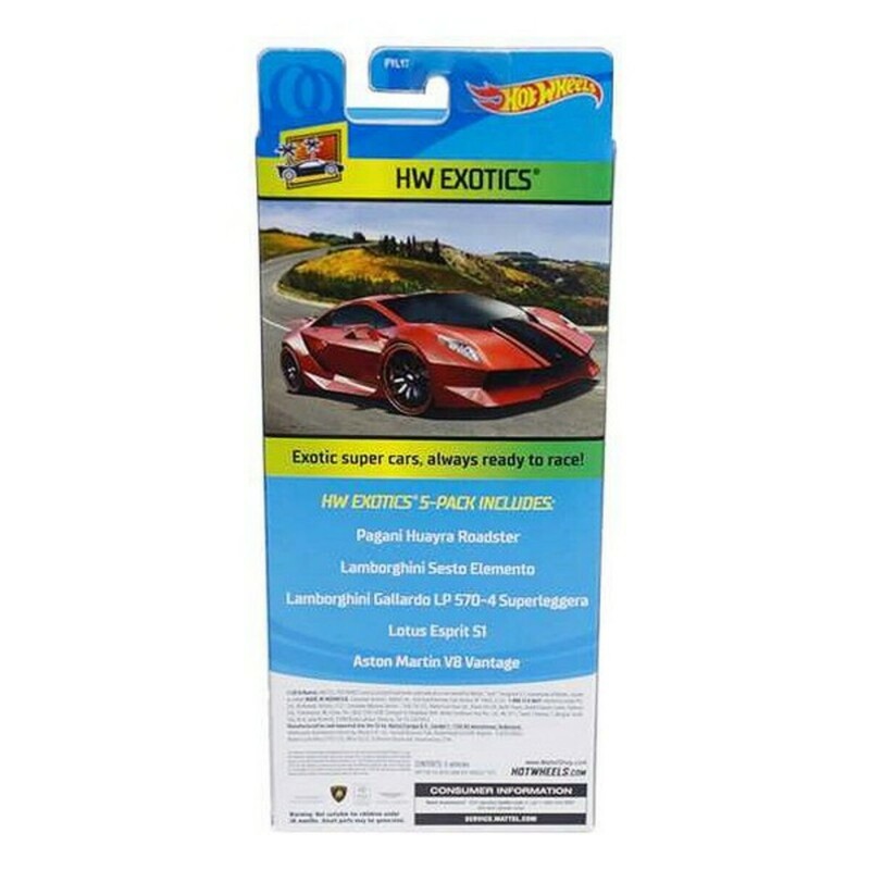 Coches Juguete Niños Hot Wheels 1806 - Set 5 Multicolor
