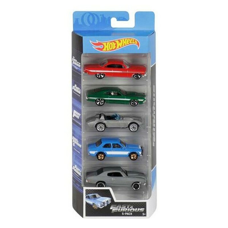 Coches Juguete Niños Hot Wheels 1806 - Set 5 Multicolor