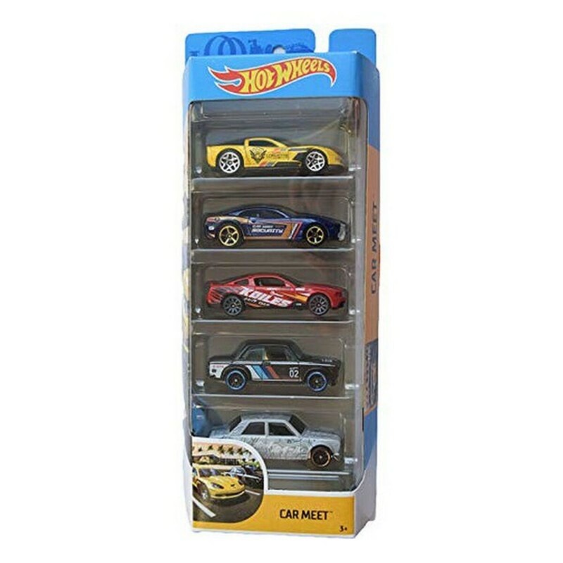 Coches Juguete Niños Hot Wheels 1806 - Set 5 Multicolor