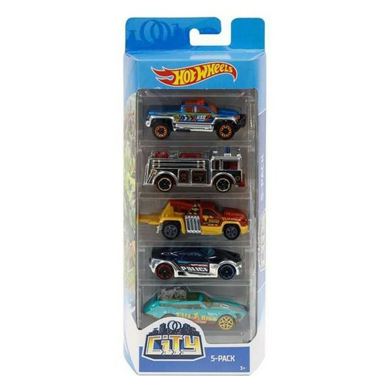 Coches Juguete Niños Hot Wheels 1806 - Set 5 Multicolor