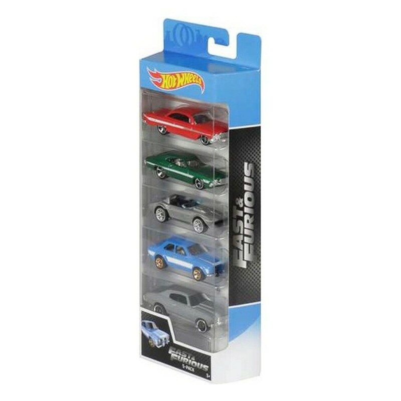 Coches Juguete Niños Hot Wheels 1806 - Set 5 Multicolor