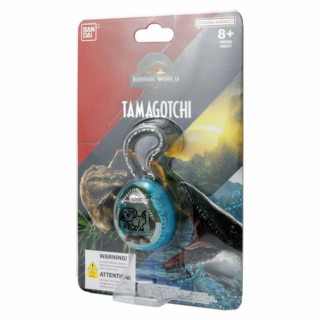 Juguete interactivo dinosaurios: Tamagotchi coleccionable azul