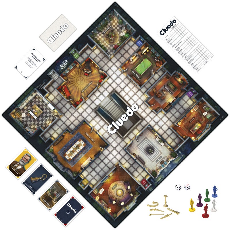 Juegos Mesa Niños: Cluedo Hasbro Clásico de Misterio