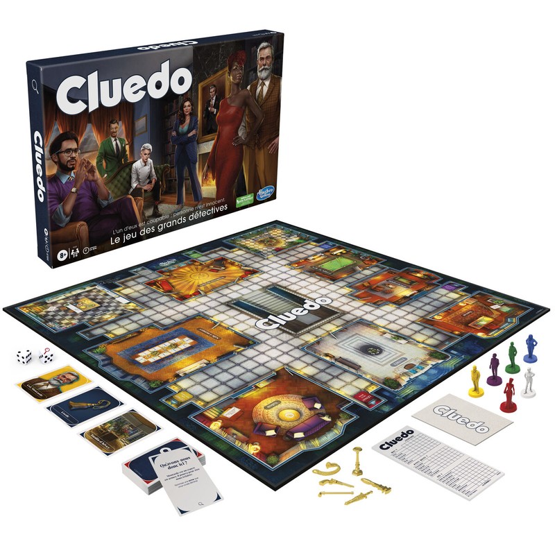 Juegos Mesa Niños: Cluedo Hasbro Clásico de Misterio
