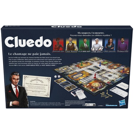 Juegos Mesa Niños: Cluedo Hasbro Clásico de Misterio