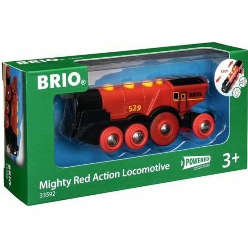 Coches Juguete Niños: Locomotora Brio Powerful Red Stack Motorizada - Compra online en MegaJuguetes