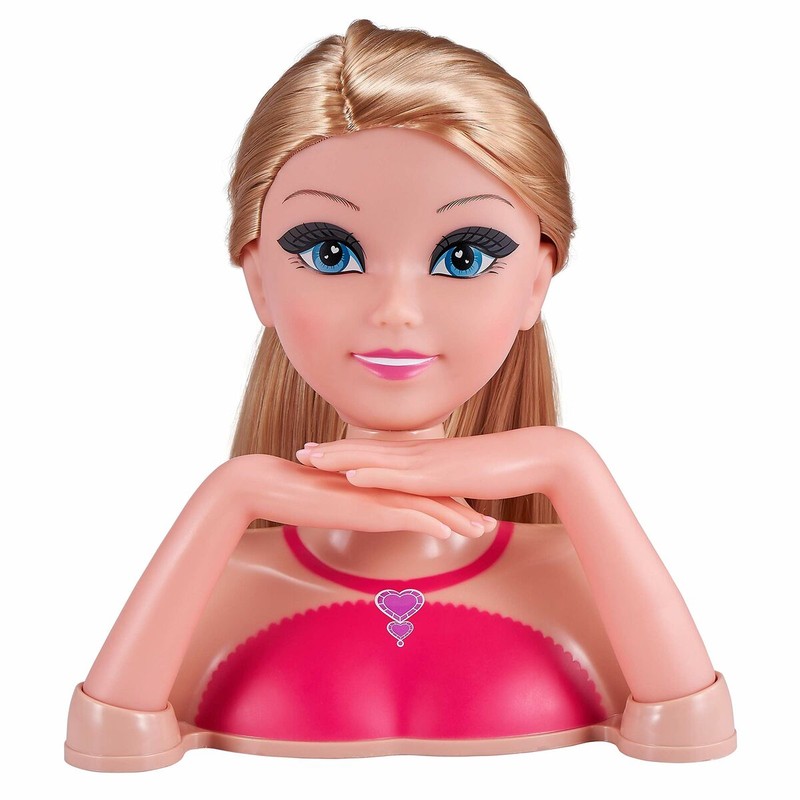 Muñecas Niñas Sparkle Girlz Busto para Peinar - Creatividad y Estilo