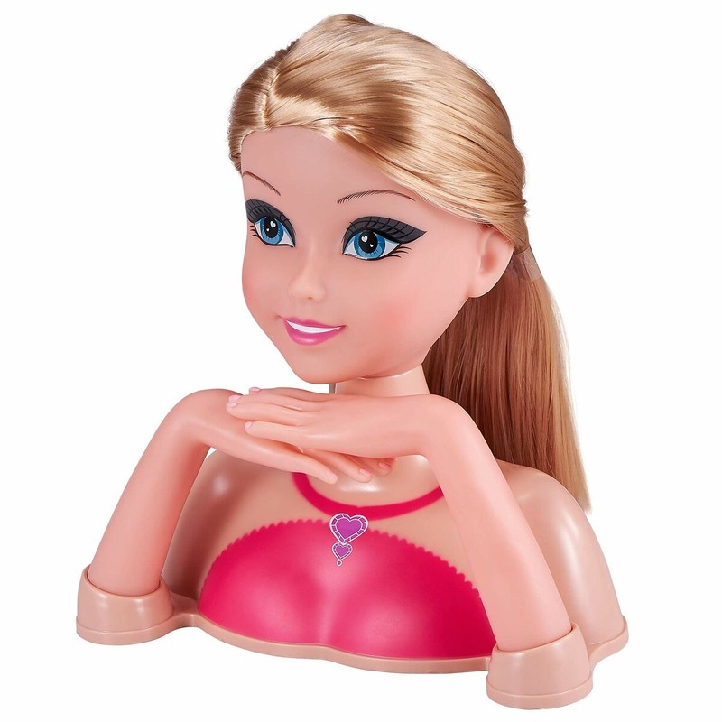 Muñecas Niñas Sparkle Girlz Busto para Peinar - Creatividad y Estilo