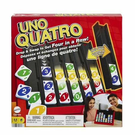 Juegos Mesa Niños UNO Quatro Mattel - Habilidad y Estrategia - Compra online en MegaJuguetes