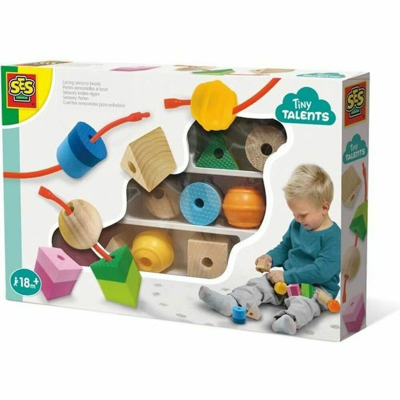 Juegos Mesa Niños: Cuentas Sensoriales Enhebrar SES Creative - Compra online en MegaJuguetes