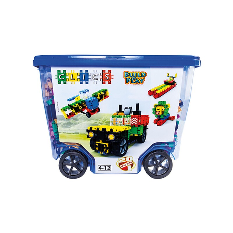 Juguetes Construcción Niños Clics CB606 - Juego 560 Piezas - Compra online en MegaJuguetes