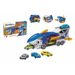 Coches Juguete Niños - Camión Portavehículos Tiburón 3 Vehículos - Compra online en MegaJuguetes