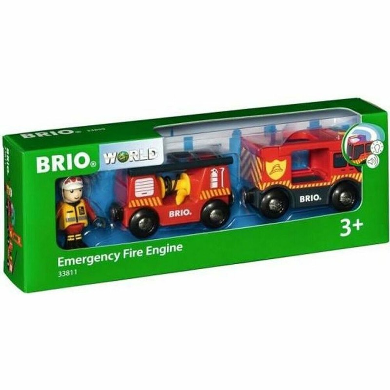 Coches Juguete Niños Brio 33811 - Camión Bomberos con Luces y Sonido - Compra online en MegaJuguetes