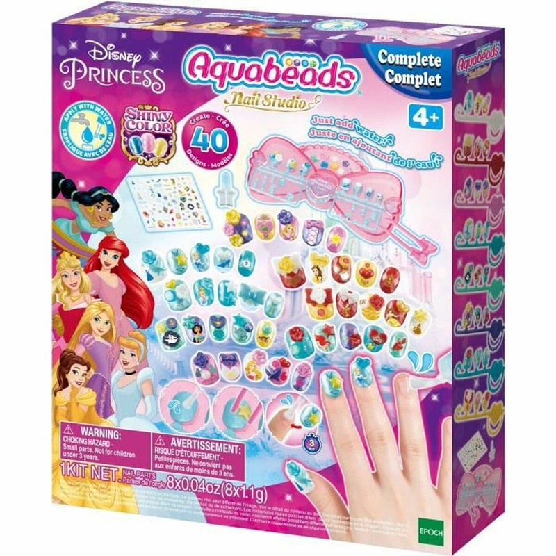 Set Manicura Infantil Aquabeads Princesas Disney - Compra online en MegaJuguetes