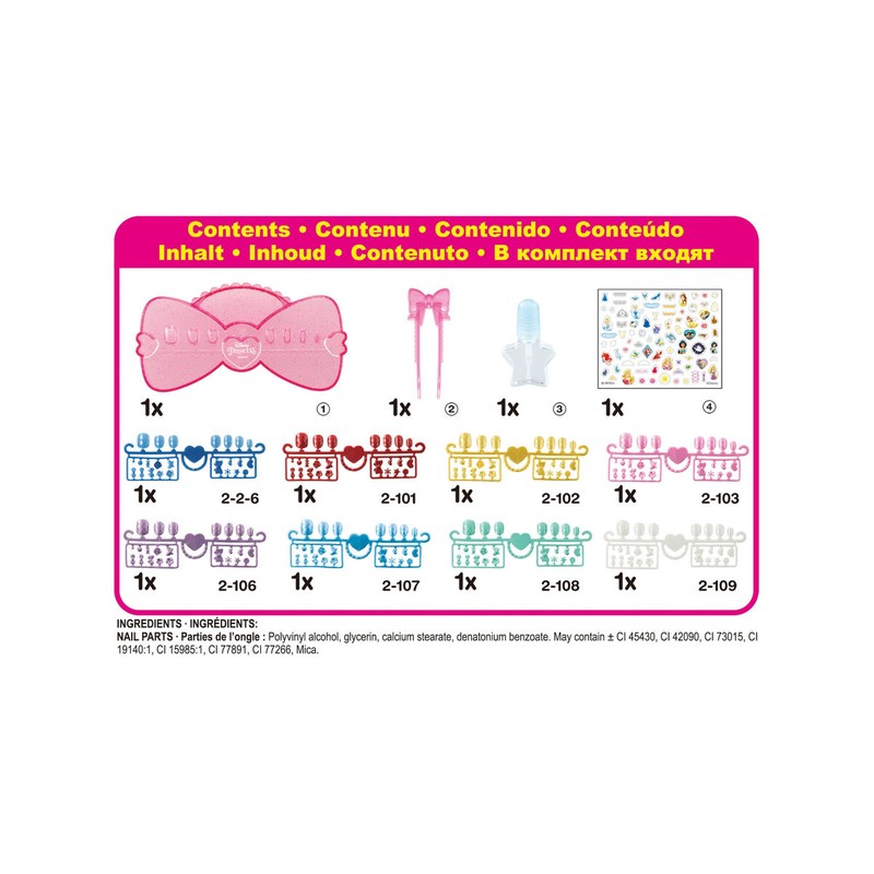 Set Manicura Infantil Aquabeads Princesas Disney