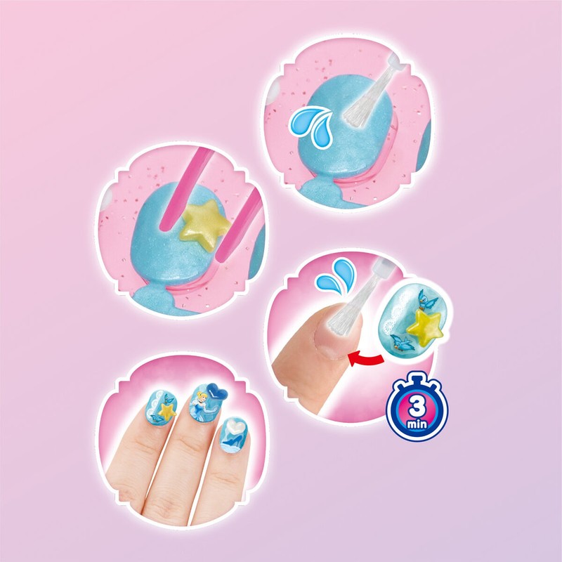 Set Manicura Infantil Aquabeads Princesas Disney
