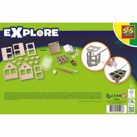 Juguetes Ciencia Niños: Invernadero SES Creative para Cultivar Plantas - Compra online en MegaJuguetes