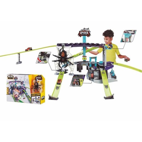 Coches Juguete Niños: Pista Carreras Metal Machine Araña - Compra online en MegaJuguetes