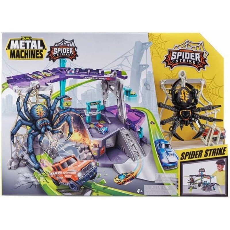 Coches Juguete Niños: Pista Carreras Metal Machine Araña
