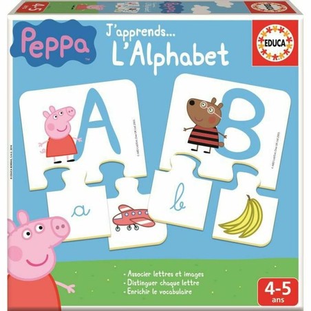 Juegos Mesa Niños Educativo Educa Peppa Pig ABC (Francés) - Compra online en MegaJuguetes