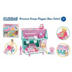 Muñecas Niñas Famosa Amicicci Trolley - Casa de Muñecas 2 en 1 - Compra online en MegaJuguetes 2