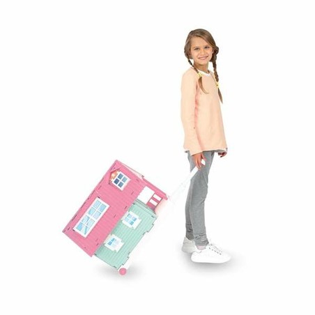 Muñecas Niñas Famosa Amicicci Trolley - Casa de Muñecas 2 en 1